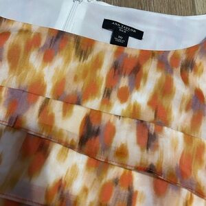 Ann Taylor Women's Multicolor Abstract Skirt